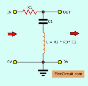 the simple specific frequencies filter using RLC