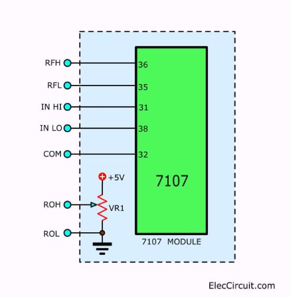 ICL7107 module