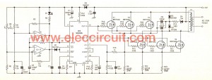 The schematic diagram of this projects