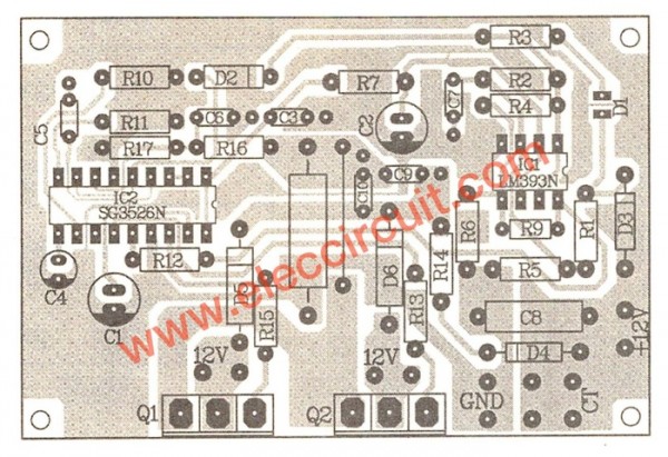 500W power inverter circuit