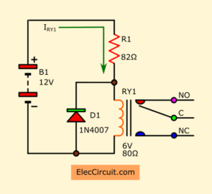 Using resistor reduce voltage relay