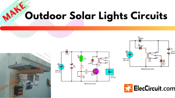 Chayapol is making Outdoor solar lights circuits