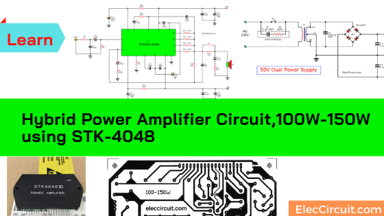 STK Power amplifier circuit,100W-150W using STK-4048, STK4040