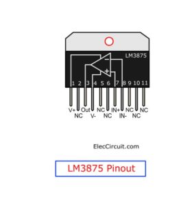 LM3875 Pinout