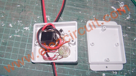install the circuit watertight plastic box