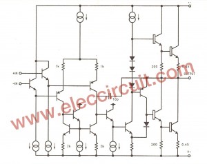 internal circuit in LM3875