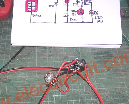 Real Automatic Solar Light-2 wiring