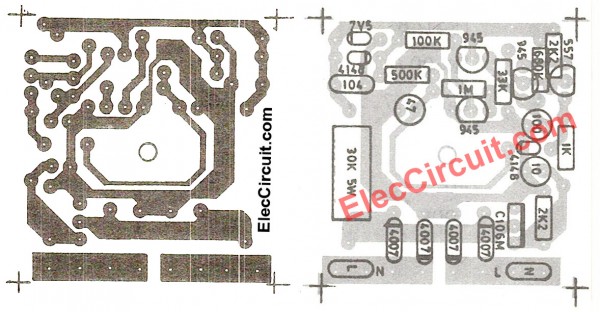 Copper PCB layout-components layout