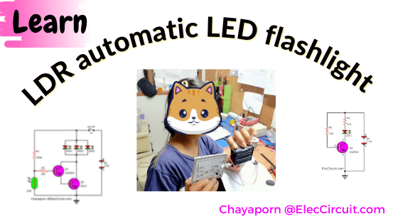 Learning how to create kids night light circuit