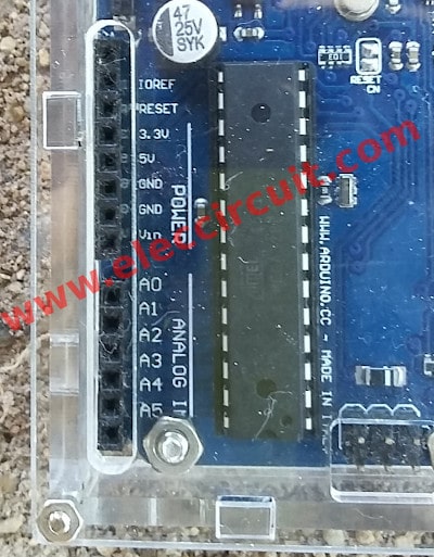 analog input and power output on Arduino