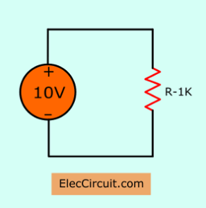 simplest electronics circuit