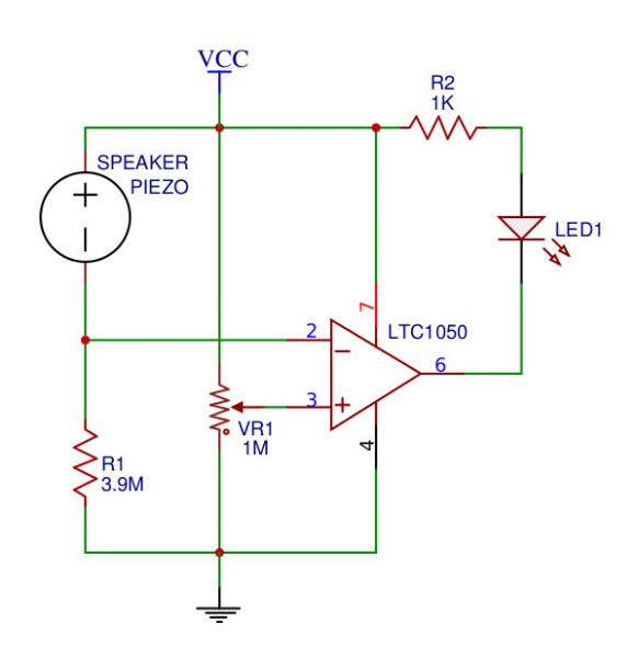 Shock sensor схема подключения