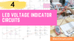 LED voltage indicator circuits