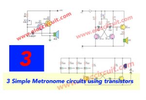 3 Simple Metronome circuits using transistors