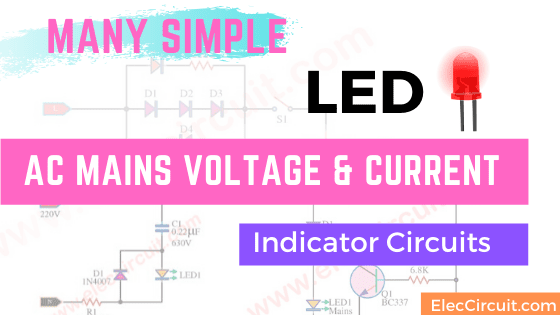 Simple 220V Mains Indicator LED