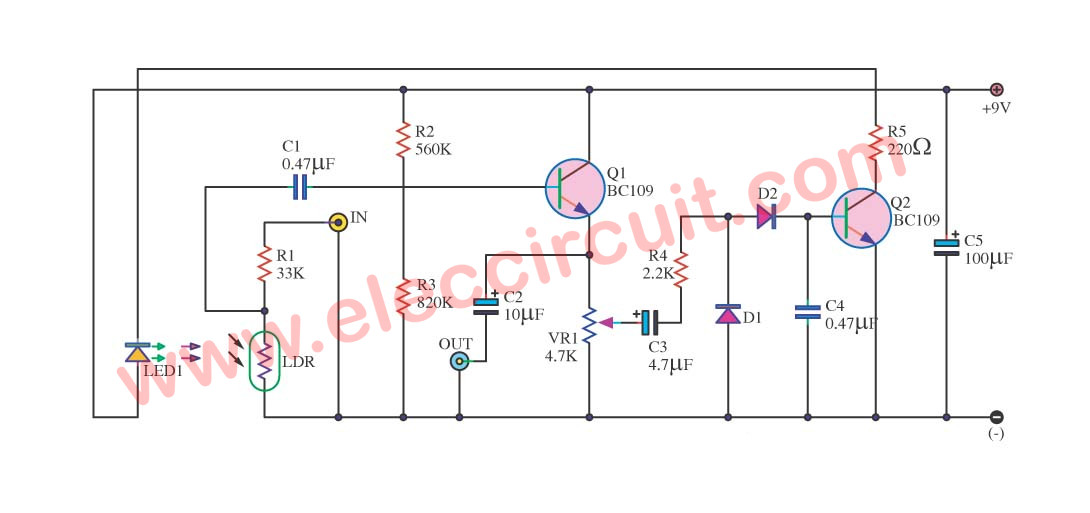 Audio Limiter Circuit Diagram