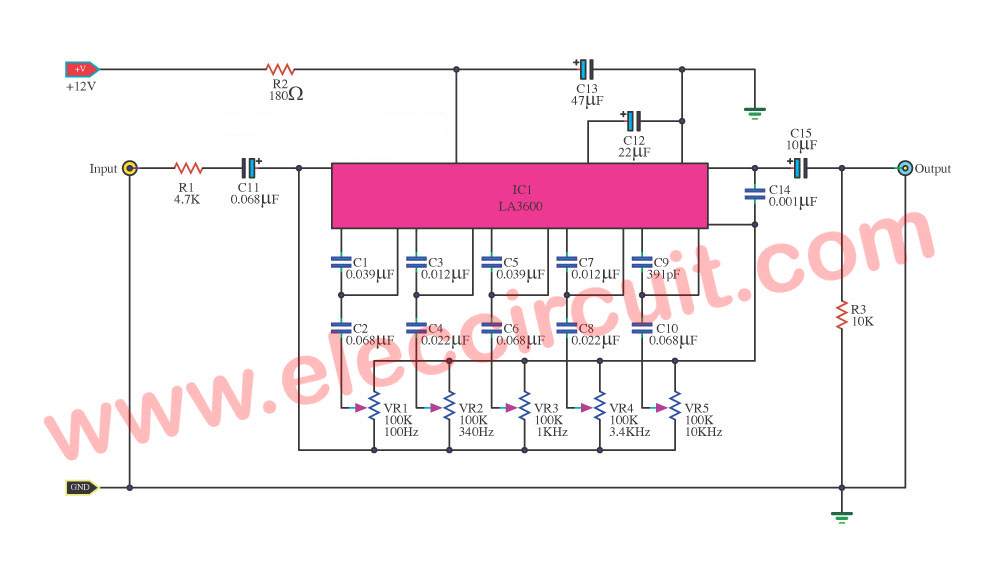 Graphic equalizer circuits with PCB layout for you Graphic equalizer circuits with PCB layout for you