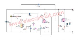 Audio noise filter circuits using 2N3819 FET