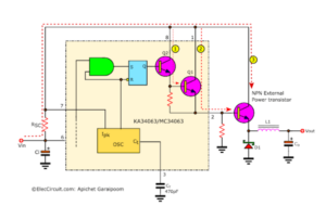 MC34063 Switching Regulator: Step-Up, Down & Inverting Circuits