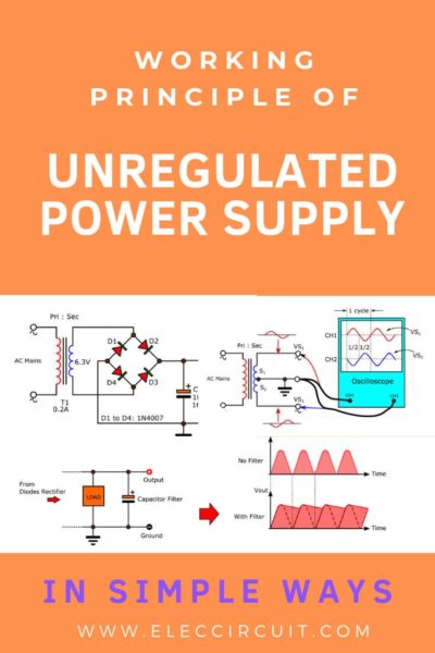 Working principle of unregulated power supply in simple ways