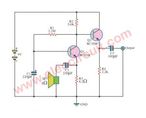 4 Preamplifier circuits using transistors - Eleccircuit.com