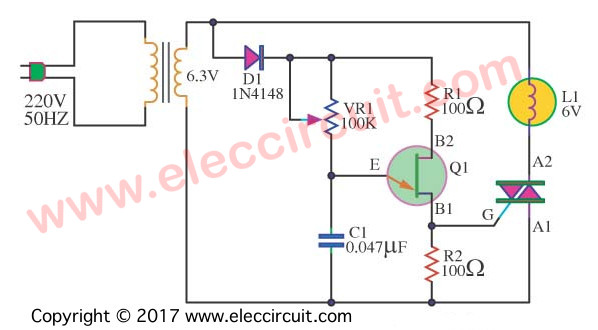 Low volts AC Dimmer for 6.3V Lamp