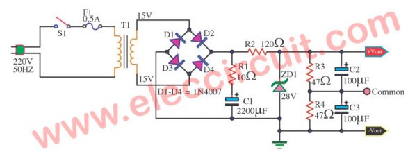 Basic DC voltage Regulated 13V low current