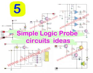 5 Simple Logic Probe circuits ideas