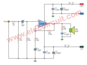 25W HI-FI power amplifier using LM1875