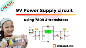 9V regulated power supply circuit