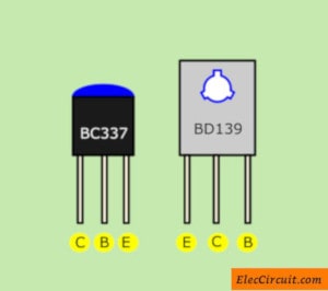 BC337 and BD139 pinout