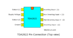 TDA2822 pinout connection