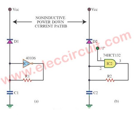 A diode protect CMOS circuit