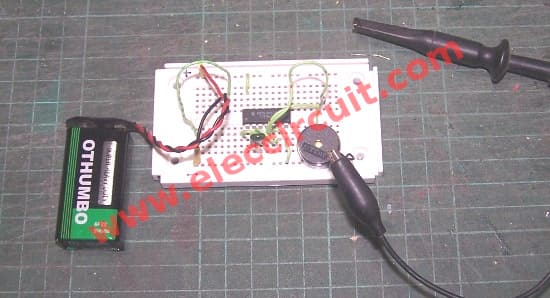 Assemble Buzzer on a breadboard