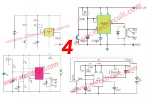 Monostable multivibrator using 555 timer