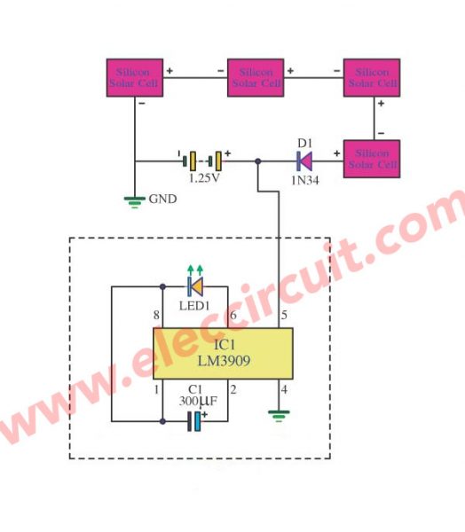 Led display for battery low volt