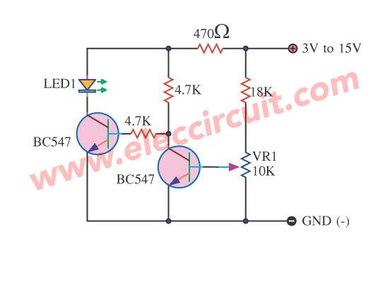 Simple Battery Low Voltage Alarm Indicator Circuits