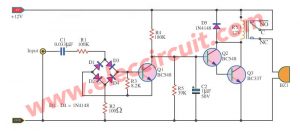 Simple Telephone repeater circuit