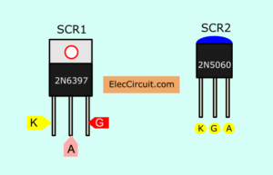SCR TO-220 and TO-92 Pinout