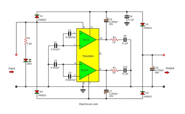 12V to 24V DC converter high current