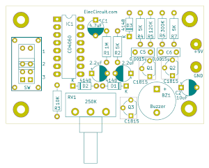 PCB 4060 timer project