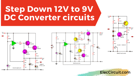 8 How to convert 12V to 6V step down circuit diagram