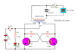 Micro Inverter using TIP41