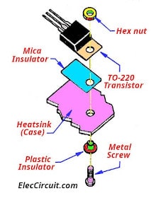 mountiong transistor in heatsink