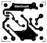 copper PCB layout of zener diode power supply