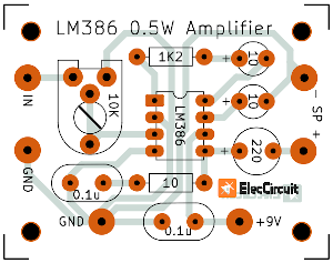 Audio Amplifier Circuit Using Ic Lm386 Gadgetronicx