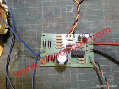 We assembled all parts of 3A power supply PCB