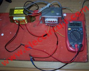 connecting wrong polarity voltage is low