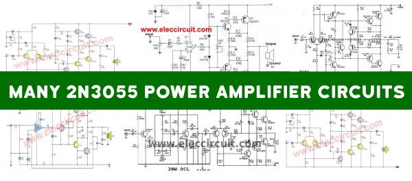 i need a simple circuit to test a 2n3055 transistor