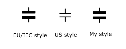 Capacitor Circuit Symbol